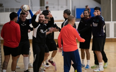 Cintu Aranda, durant un entrenament | Roger Benet